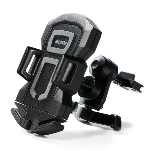 Remax szellőzőre erősíthető autós teleszkópos telefontartó fekete - 1