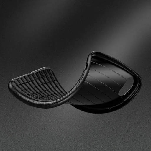 iPhone XS MAX iPaky Waffle flexibilis TPU tok fekete - 7