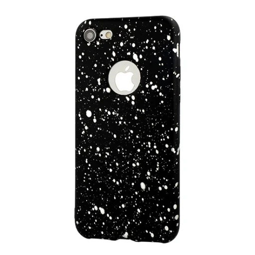 Samsung S9 Plus fekete/fehér Splash double puha szilikon tok  - 1