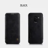 Nillkin Qin bőr fliptok Samsung S9 Plus fekete színben thumbnail