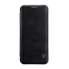 Nillkin Qin bőr fliptok Samsung S9 Plus fekete színben thumbnail