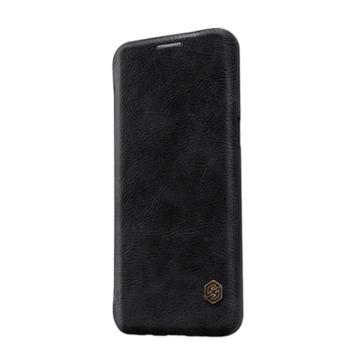 Nillkin Qin bőr fliptok Samsung S9 Plus fekete színben - 3