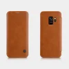 Nillkin Qin bőr fliptok Samsung S9 Plus barna - 7