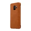Nillkin Qin bőr fliptok Samsung S9 Plus barna - 4