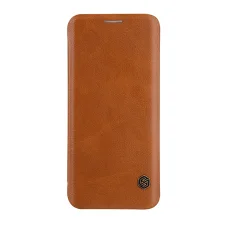 Nillkin Qin bőr fliptok Samsung S9 Plus barna