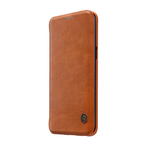 Nillkin Qin bőr fliptok Samsung S9 Plus barna - 2