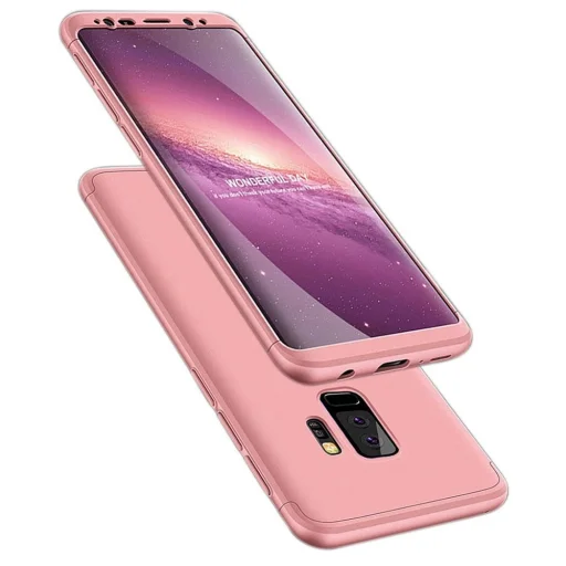 Samsung S9 Plus GKK 360 Több részes tok pink - 1