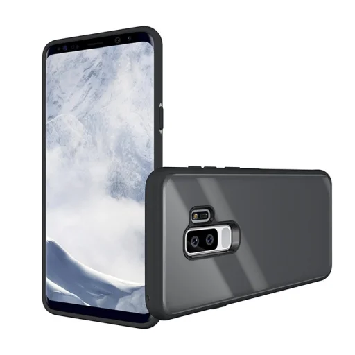 9H üveg hátlapú tok Samsung S9 Plus szürke - 2