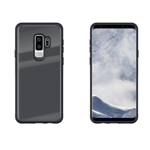 9H üveg hátlapú tok Samsung S9 Plus szürke - 4
