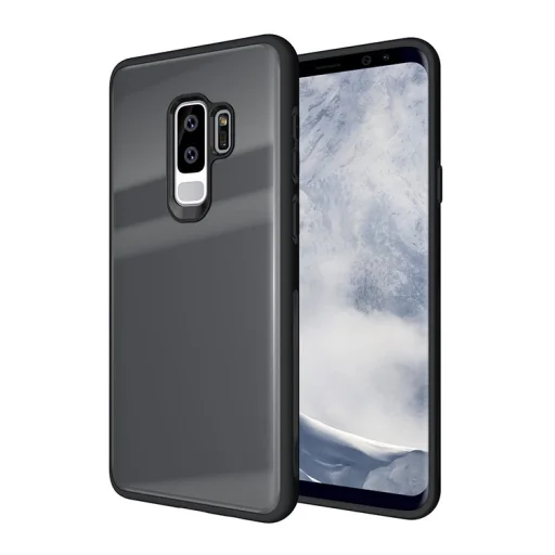 9H üveg hátlapú tok Samsung S9 Plus szürke - 1