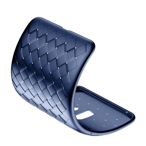 Baseus BV fonott textúrájú TPU tok Samsung S9 Plus kék színben - 4