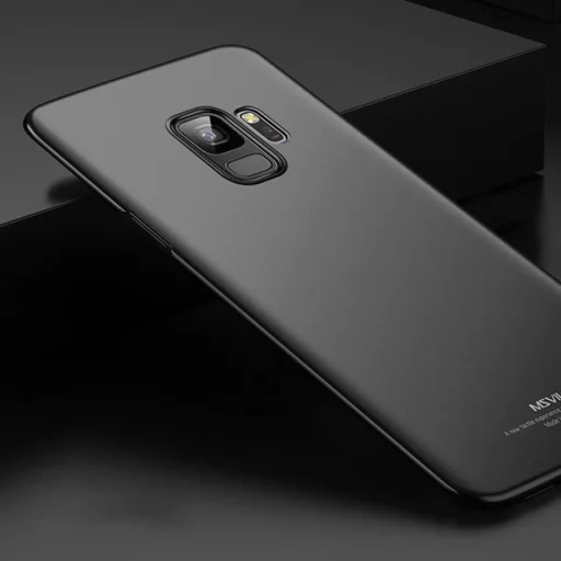 MSVII Simple ultra vékony PC tok Samsung S9 Plus fekete színben - 9