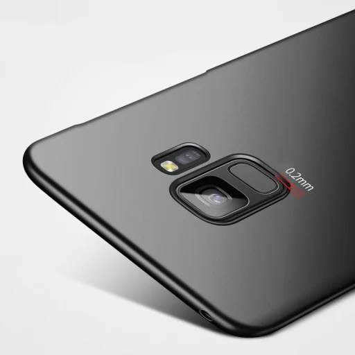 MSVII Simple ultra vékony PC tok Samsung S9 Plus fekete színben - 2