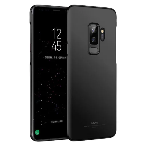 MSVII Simple ultra vékony PC tok Samsung S9 Plus fekete színben - 1