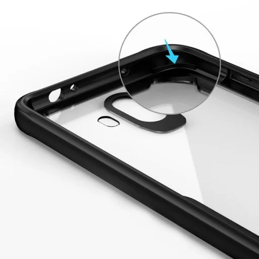 IPAKY Frame áttetsző TPU tok Samsung S9 Plus világos rózsaszín kerettel - 6