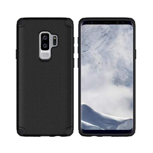 Light Armor tok PC borítással Samsung S9 Plus fekete - 1