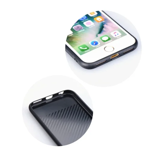 Forcell 9H üveg hátlapú tok Huawei P30 fekete - 5