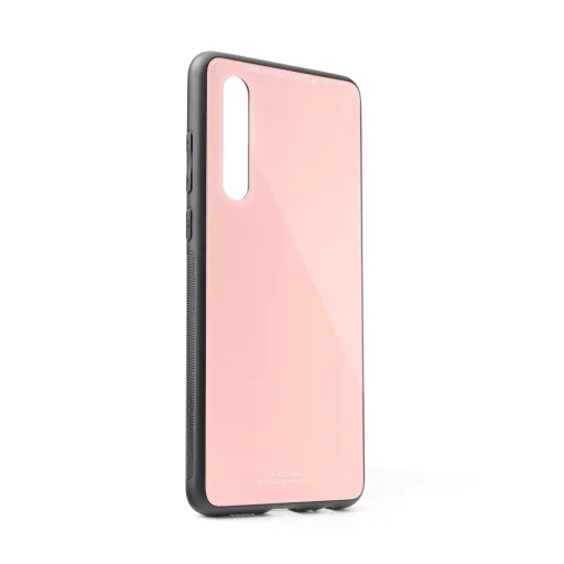Forcell 9H üveg hátlapú tok Huawei P30 pink - 1