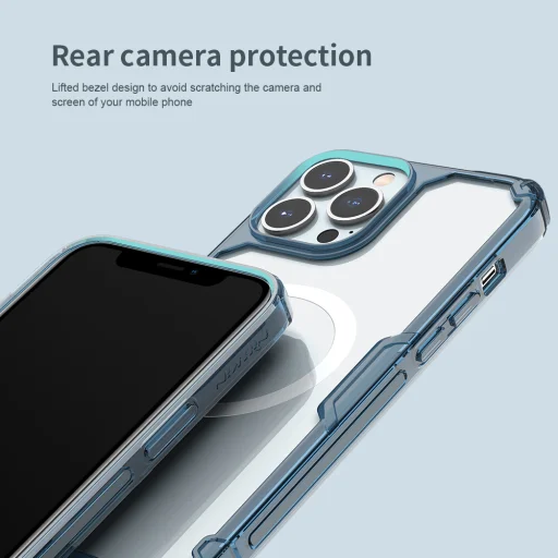 iPhone 13 Pro Nillkin Nature TPU Pro Magnetic Tok Sötétkék - 10