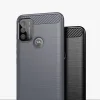 Motorola Moto G50 Carbon szénszál mintájú TPU tok fekete thumbnail