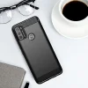 Motorola Moto G50 Carbon szénszál mintájú TPU tok fekete thumbnail