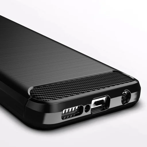 Motorola Moto G50 Carbon szénszál mintájú TPU tok fekete - 5