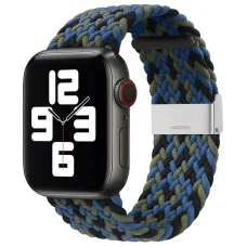 Apple Watch 8/7/6 / SE / 5/4/3/2 (41mm / 40mm / 38mm) Fabric szövet óraszíj kék