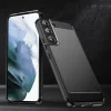 Samsung Galaxy S22 Carbon szénszál mintájú TPU tok fekete thumbnail