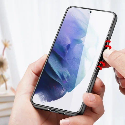 Samsung Galaxy S22 Plus Dux Ducis Fino nylon bevonatú tok kék - 3