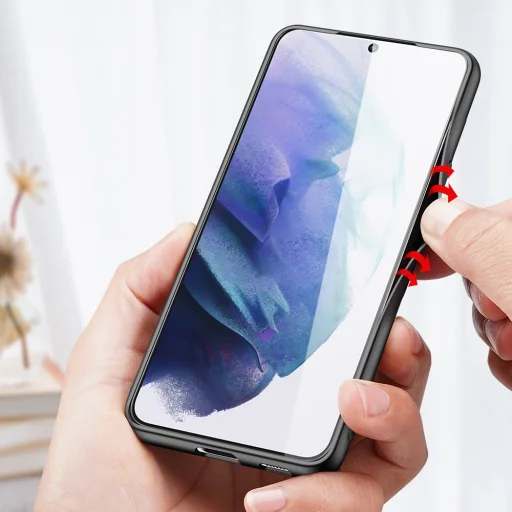 Samsung Galaxy S22 Plus Dux Ducis Fino nylon bevonatú tok zöld - 2