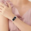 Xiaomi Mi Band 6 / 5 / 4 / 3 Fabric szövet óraszíj piros / fehér thumbnail