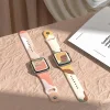 Apple Watch 8/7/6 / SE / 5/4/3/2 (41mm / 40mm / 38mm) Moro Szilikon óraszíj terepmintás design 2 thumbnail