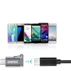 Choetech 4 db USB Type C-Mikro USB adapter szürke, fém akasztóval thumbnail