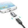Choetech 4 db USB Type C-Mikro USB adapter szürke, fém akasztóval thumbnail