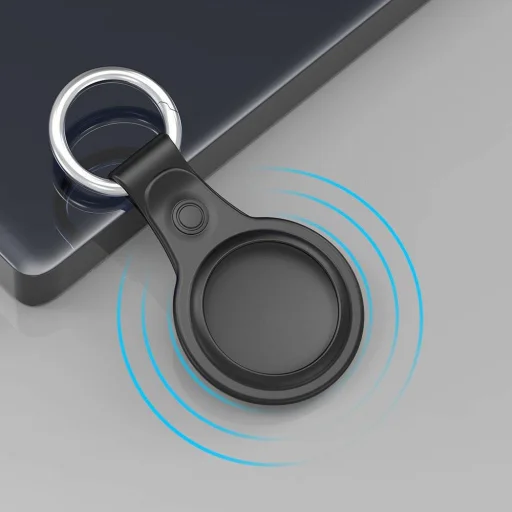 Apple Airtag Dux Ducis tok 4db (fekete, kék, rózsaszín, zöld) - 2