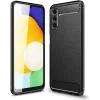 Samsung Galaxy A13 5G Armored szénszál mintájú TPU tok fekete thumbnail