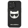 iPhone 13 Pro 6.1'' Karl Lagerfeld KLHCP13LCH3DBK 3D Rubber Choupette tok fekete thumbnail
