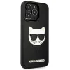 iPhone 13 Pro 6.1'' Karl Lagerfeld KLHCP13LCH3DBK 3D Rubber Choupette tok fekete thumbnail