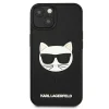 iPhone 13 Mini 5.4'' Karl Lagerfeld KLHCP13SCH3DBK 3D Rubber Choupette tok fekete thumbnail