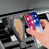 Univerzális Gravity autós telefontartó szellőzőre ezüst YC07 thumbnail