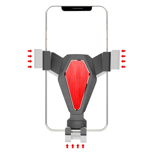 Univerzális Gravity autós telefontartó szellőzőre ezüst YC07 - 8