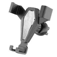 Univerzális Gravity autós telefontartó szellőzőre ezüst YC07