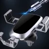 Univerzális Gravity autós telefontartó szellőzőre ezüst YC08 thumbnail