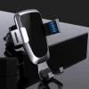 Univerzális Gravity autós telefontartó szellőzőre ezüst YC08 thumbnail
