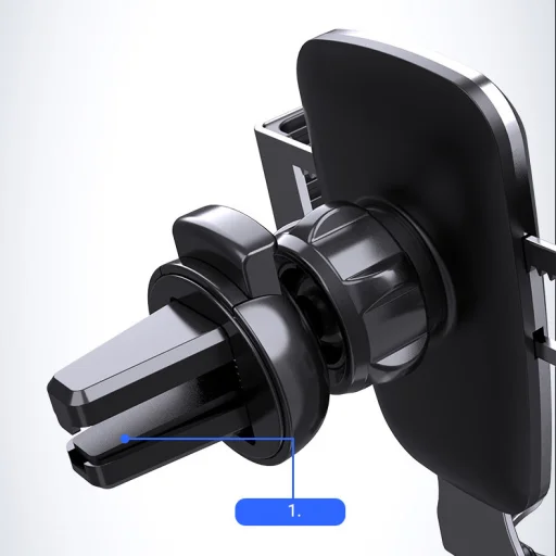 Univerzális Gravity autós telefontartó szellőzőre ezüst YC08 - 5