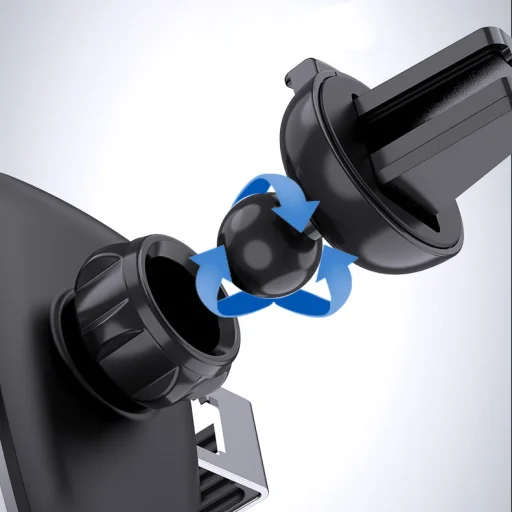 Univerzális Gravity autós telefontartó szellőzőre ezüst YC08 - 7