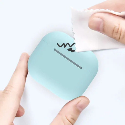 Airpods Pro 1/2 szilikon tok rózsaszín - 6