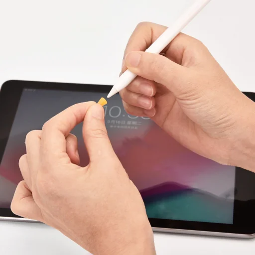 Apple Pencil 2 / 1 Stylus toll hegy készlet 8db fehér - 3
