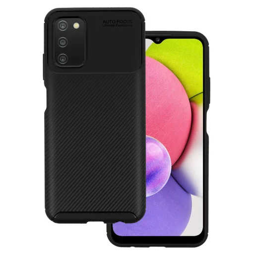 Samsung Galaxy A03s Vennus Carbon Elite tok fekete - 1