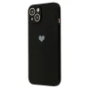Samsung Galaxy A53 5G Vennus szilikon tok szív mintával fekete